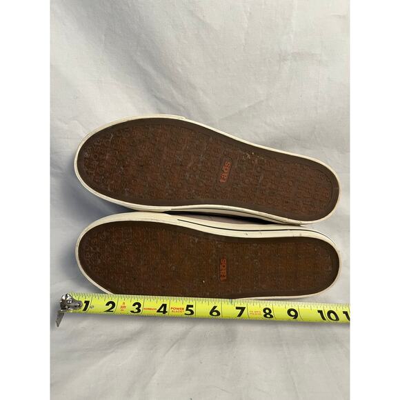 Taos Canvas Zip Lace Sneakers Gray Taupe Men's Size 10.5 - Picture 8 of 8